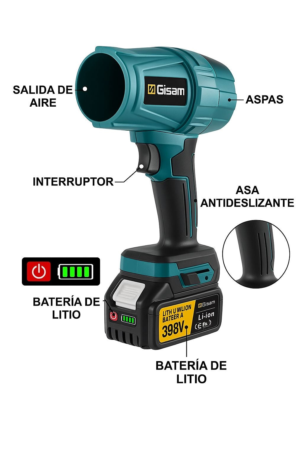 Turbo Sopladora Gisam